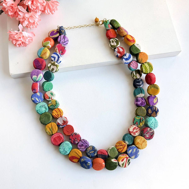 Kantha Pastille Necklace