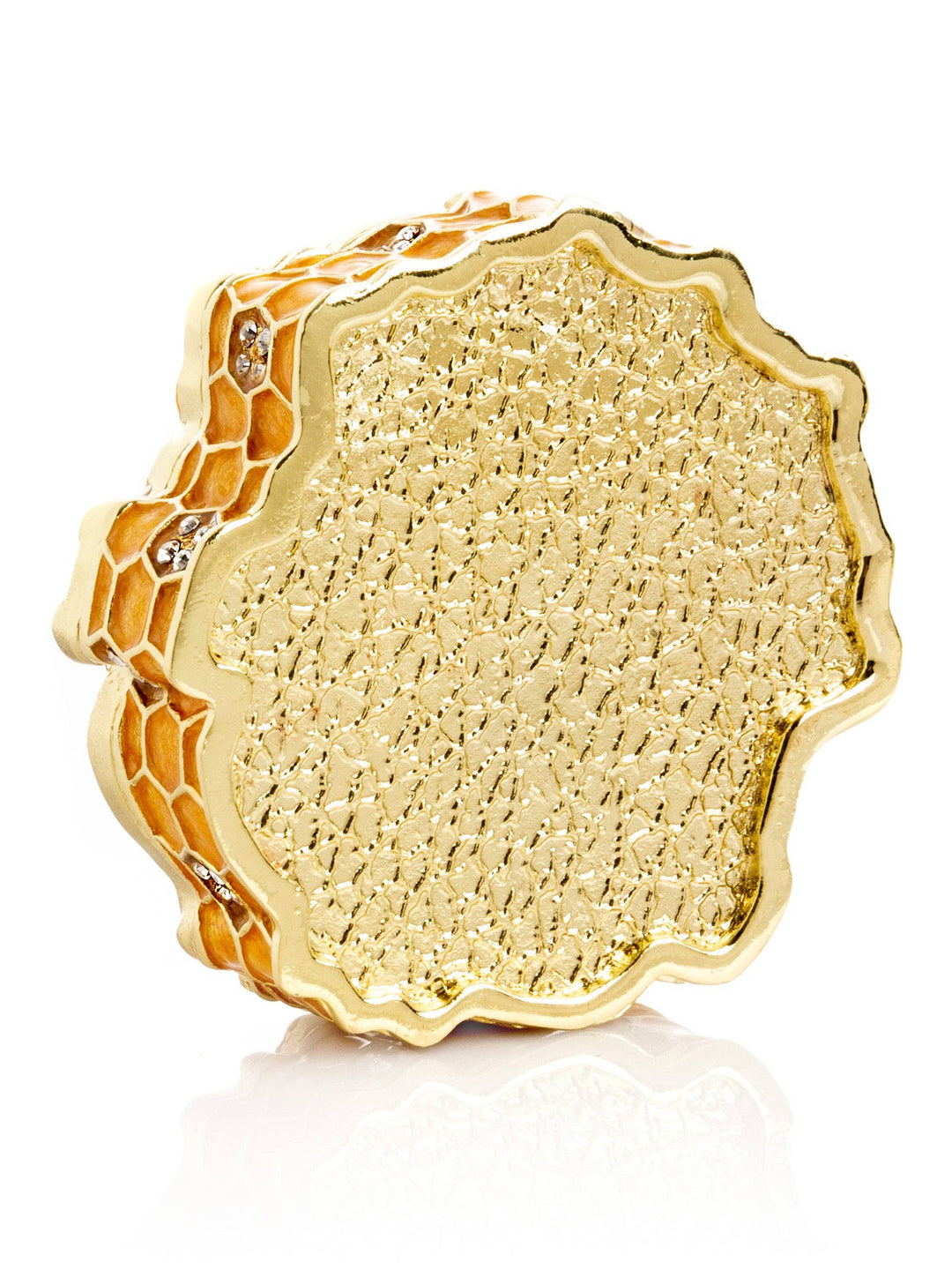 Trinket Box Honeycomb with a Queen Bee