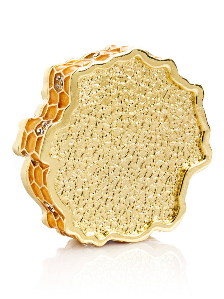 Trinket Box Honeycomb with a Queen Bee