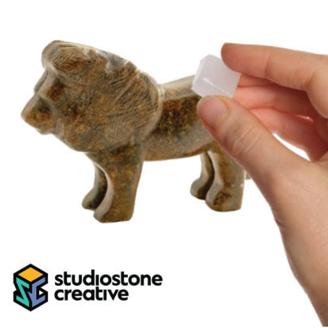 Lion Soapstone Carving and Whittling—DIY Arts and Craft Kit