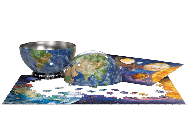 Planet Earth Tin and Puzzle