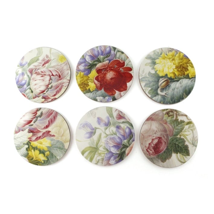 Coasters, Flower Still Life, Henstenburgh