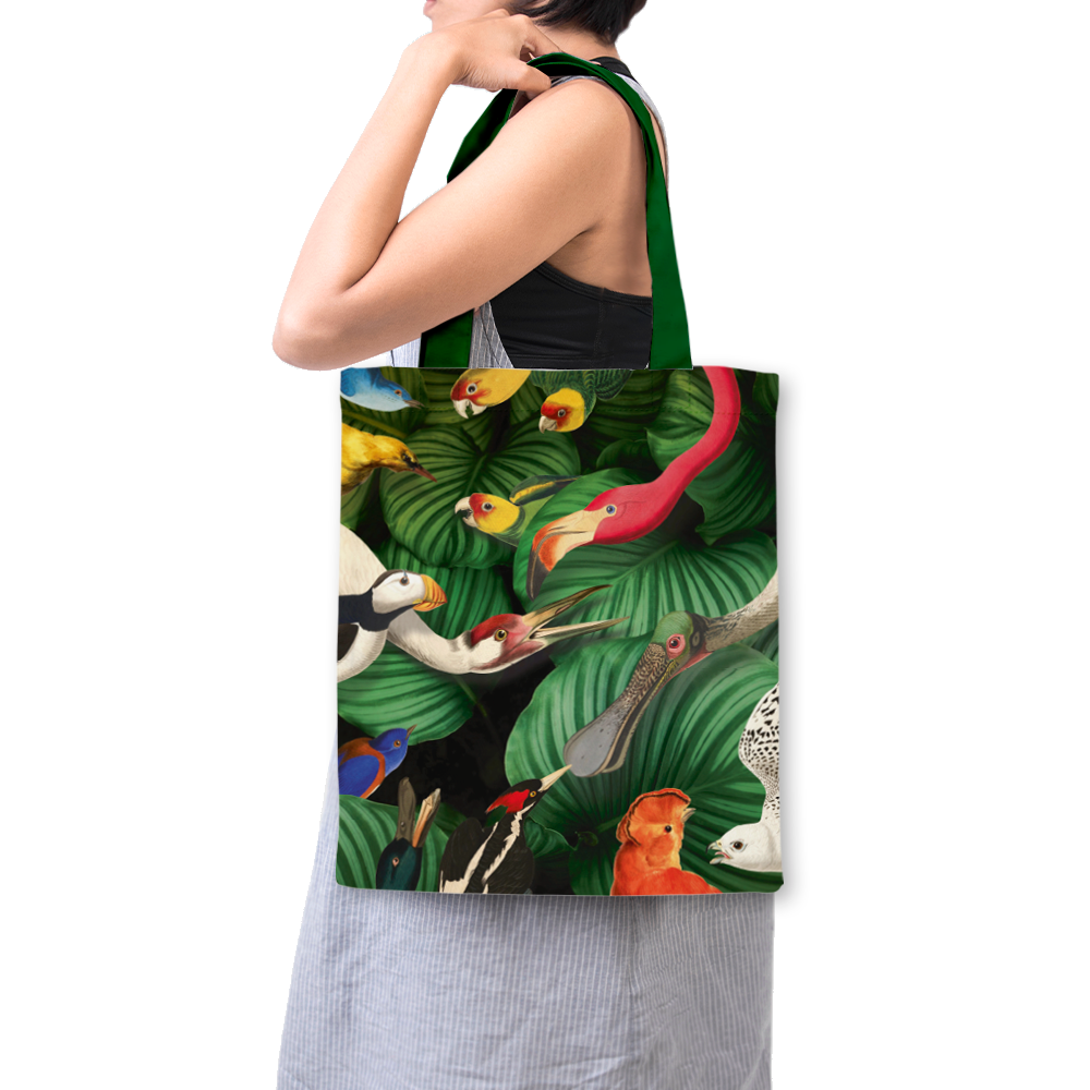 Cotton Tote Bag, Birds Teylers