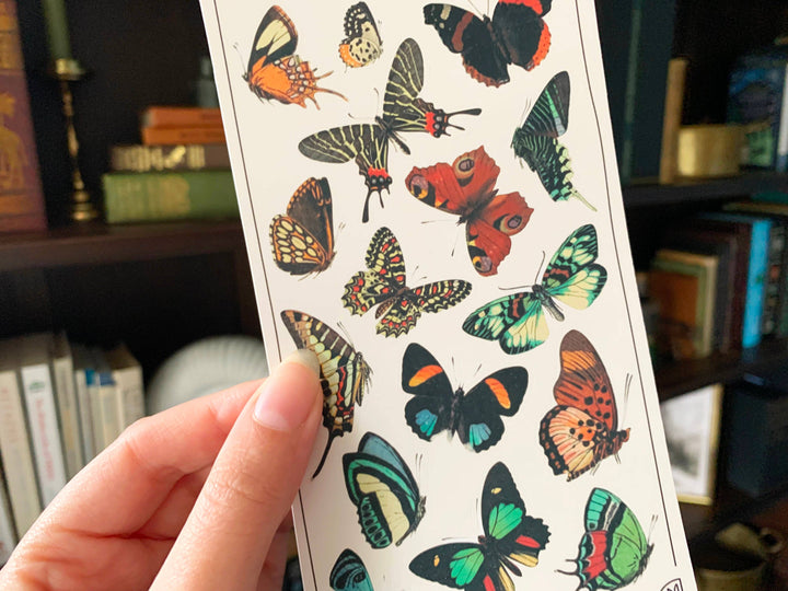 Vintage Butterflies II Sticker Sheet