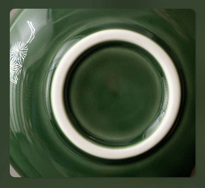 Gohobi Ceramic Matcha Set - Green Flower