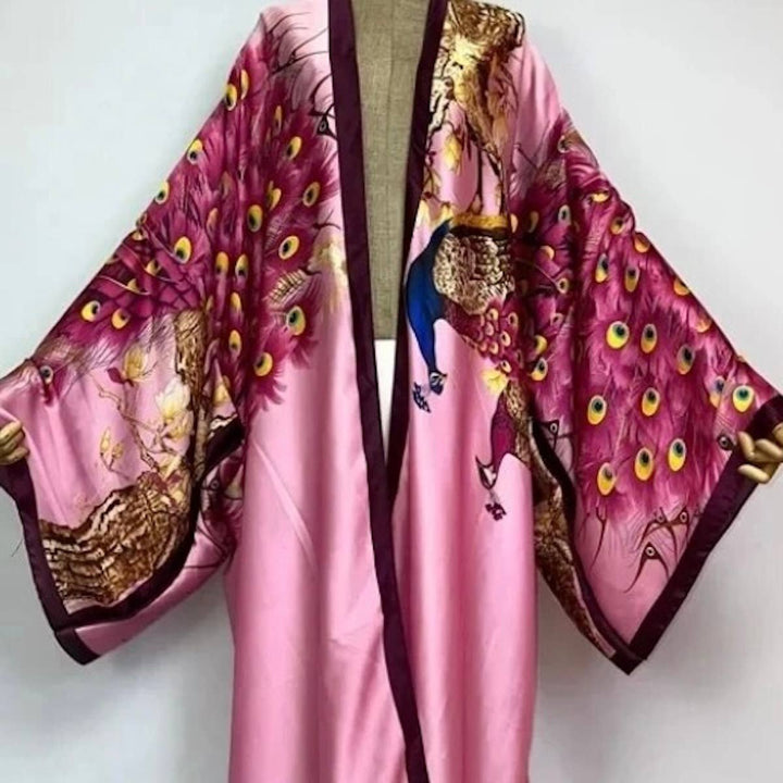 Printed Kimono: Pink