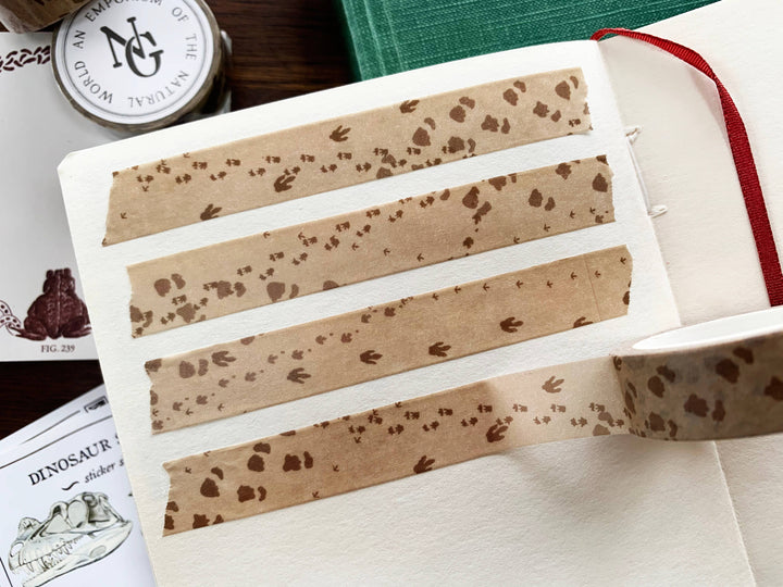 Dinosaur Footprints Washi Tape