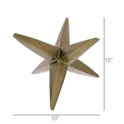 6-Point Star - Brass