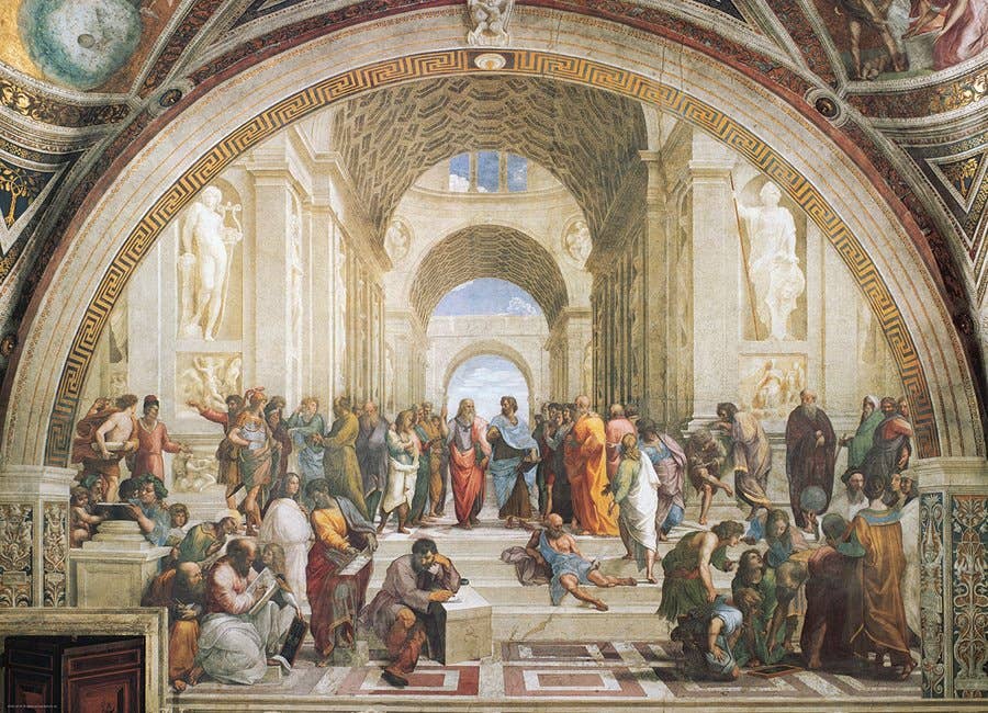 School of Athens Puzzle