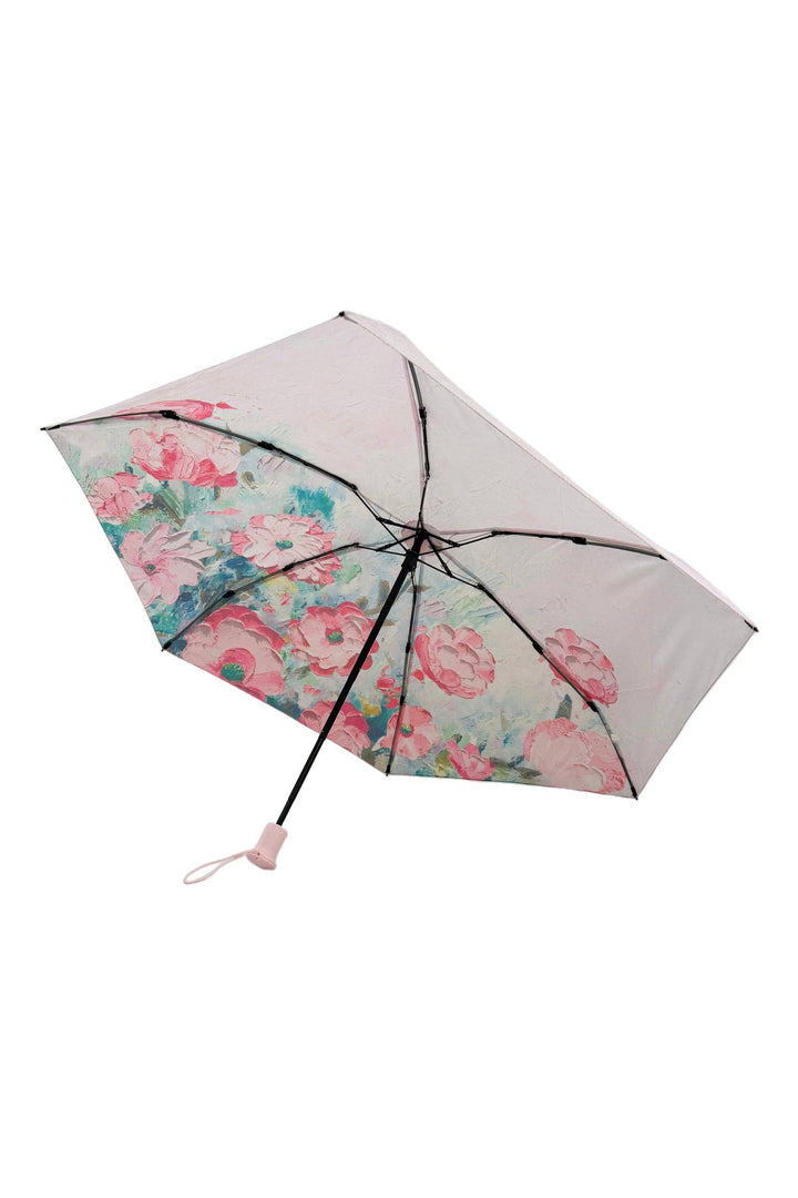 Floral Oil Painting Umbrella with Travel Case (Mini)