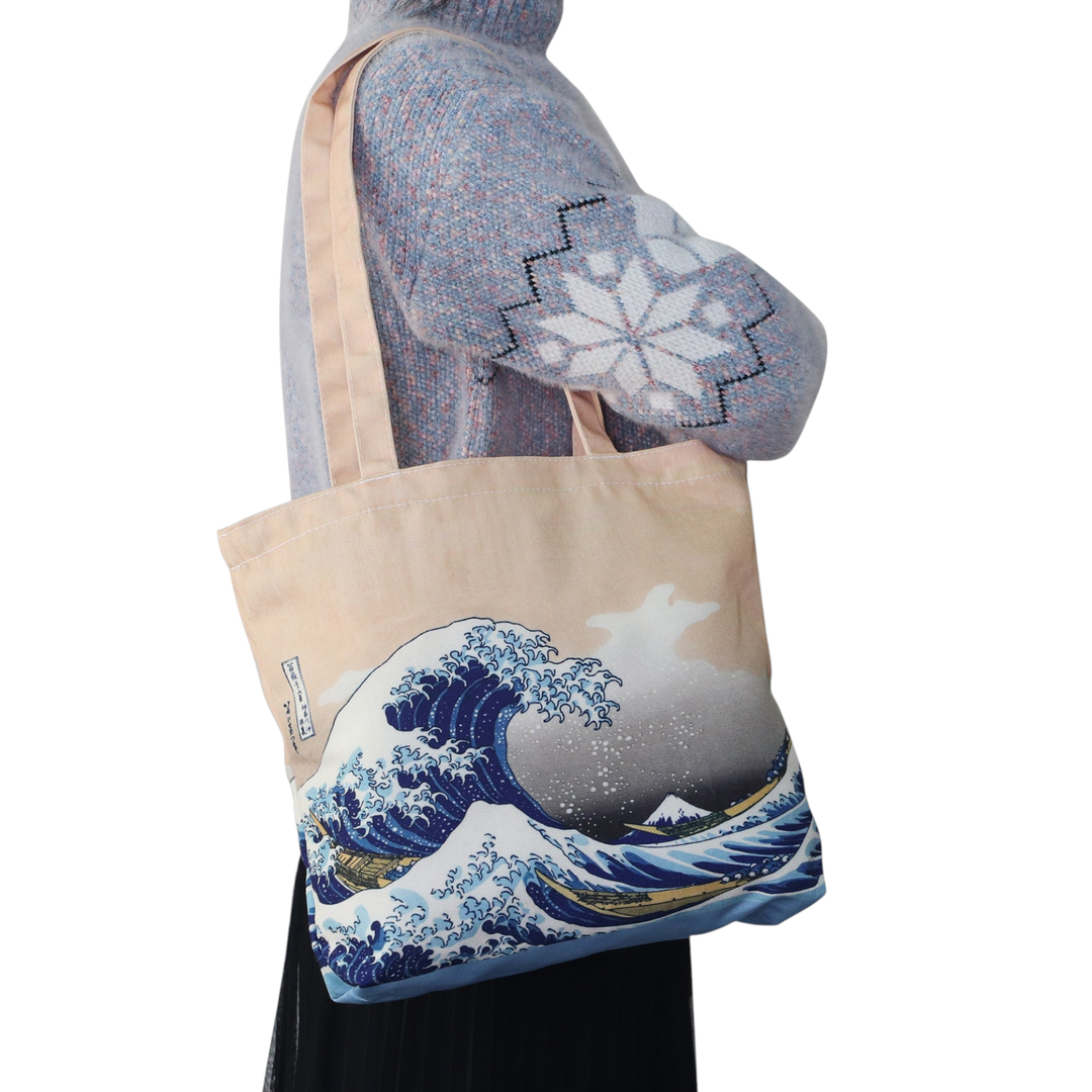 15"L Tote Bag Great Wave