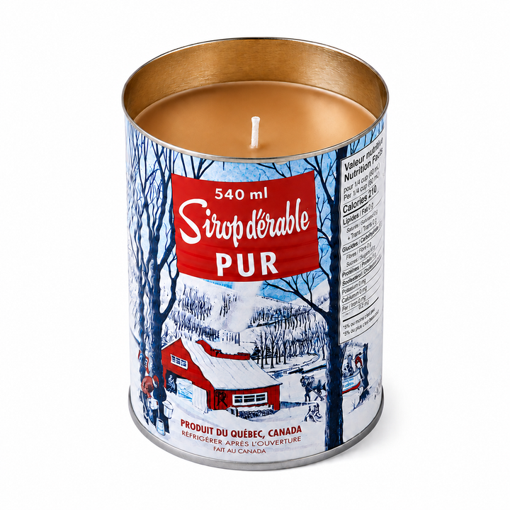 Maple Syrup Candle - Iconic Tin Can (540 ml)