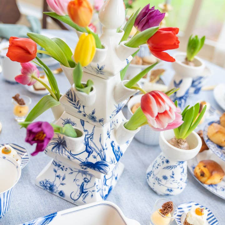 Tulip Vase 3-piece Monkeys