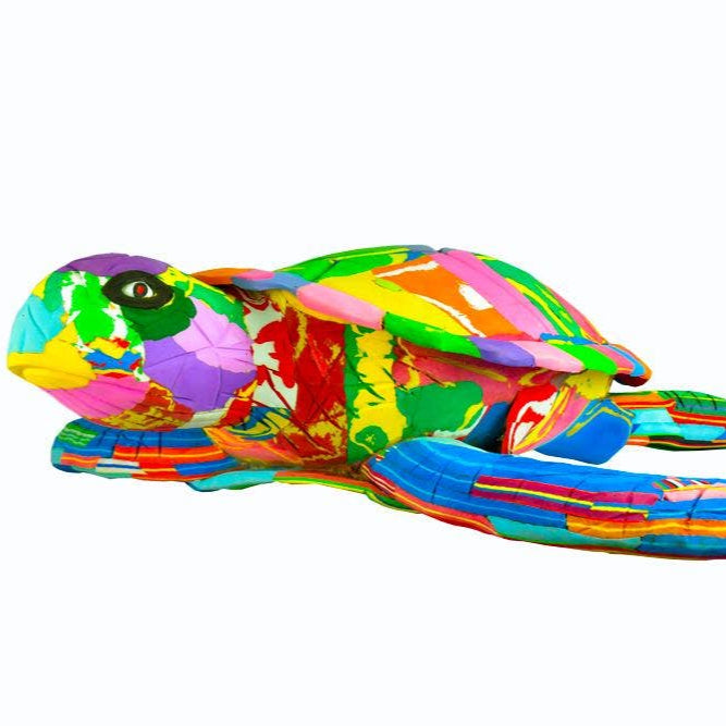 Turtle Flip Flop Sculpture - Medium