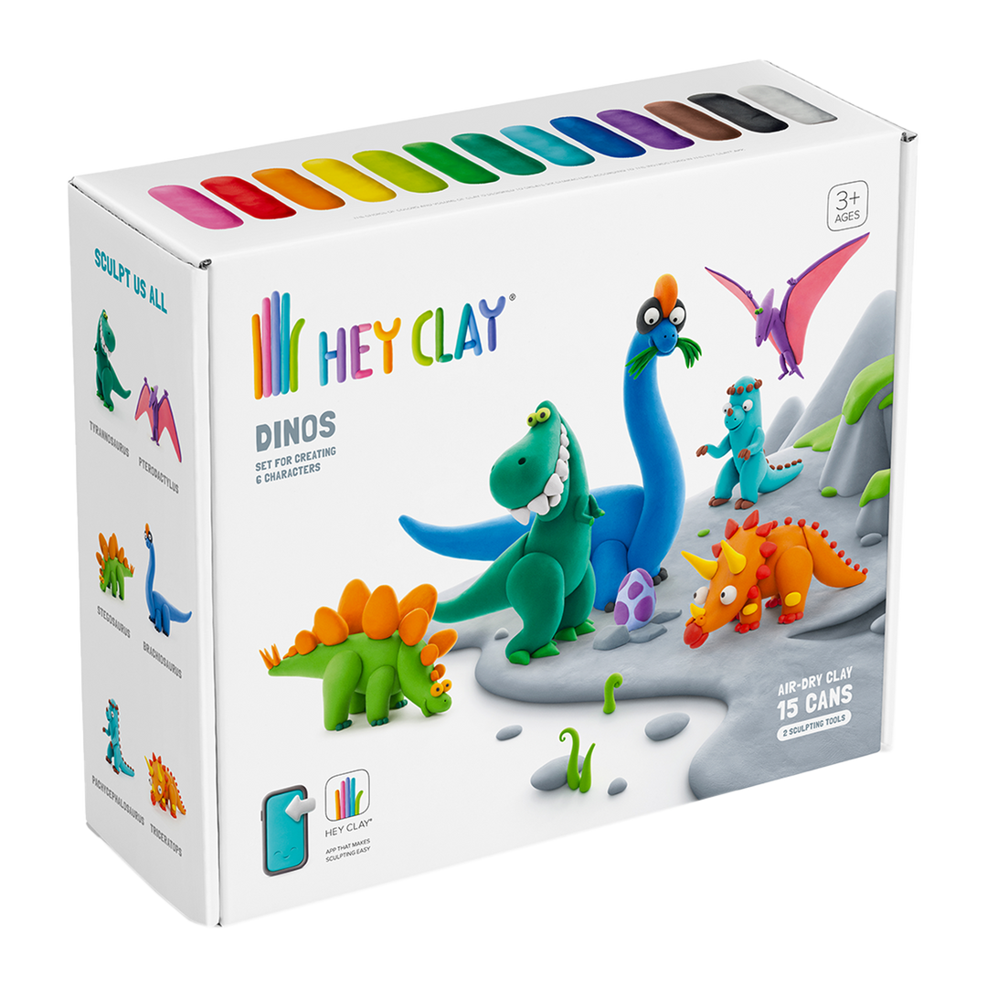 CLAY SET - DINOS