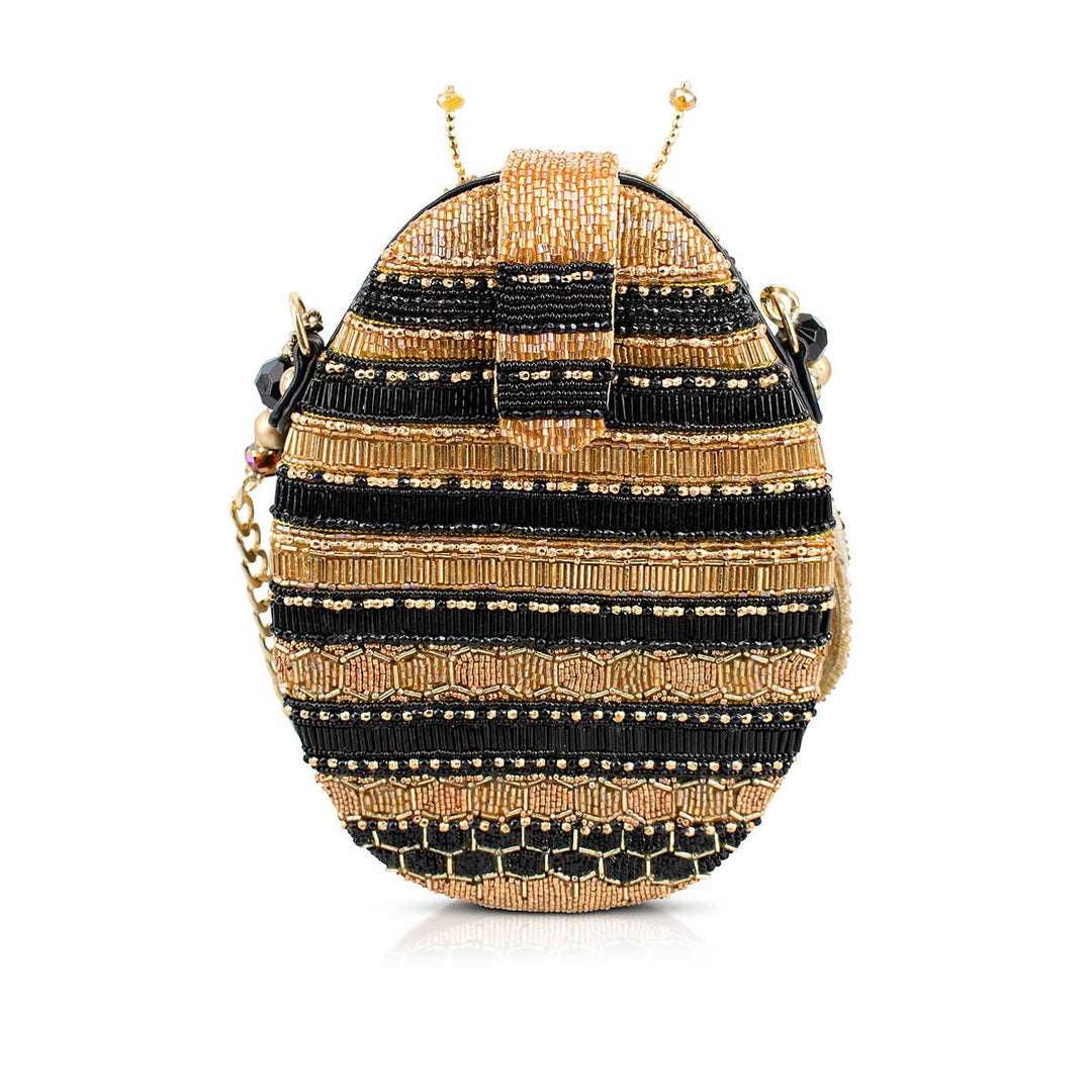 Sweet As Honey Bee Gold and Black Handbag