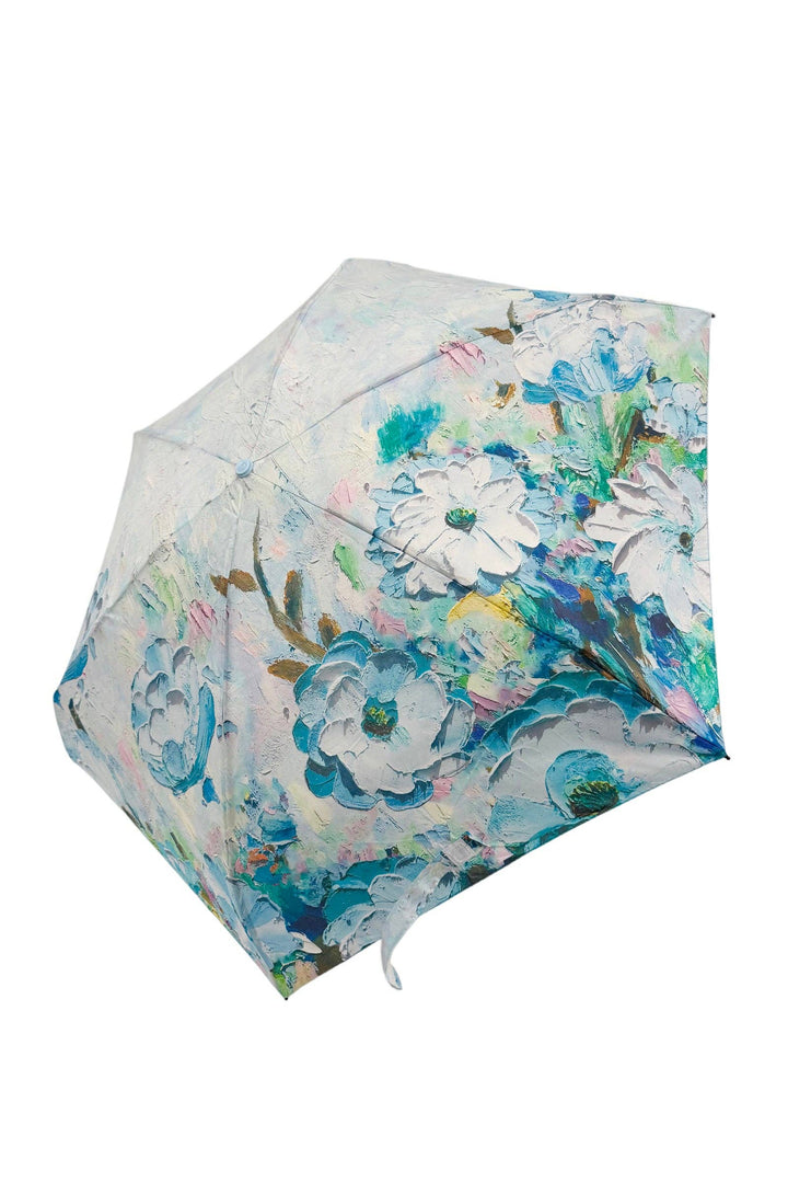 Floral Oil Painting Umbrella with Travel Case (Mini)