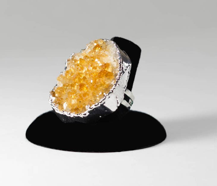 Citrine Ring - Silver