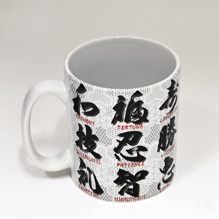 11oz 3.8"H Coffee/Tea Mug Kanji