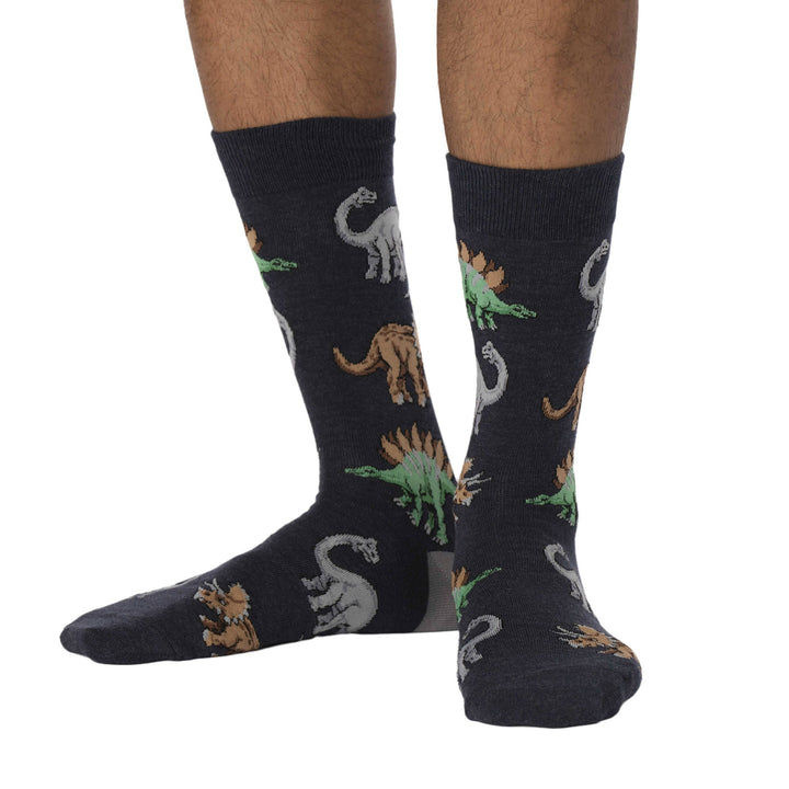 Men's Jurassic Dinosaurs Socks 7-12