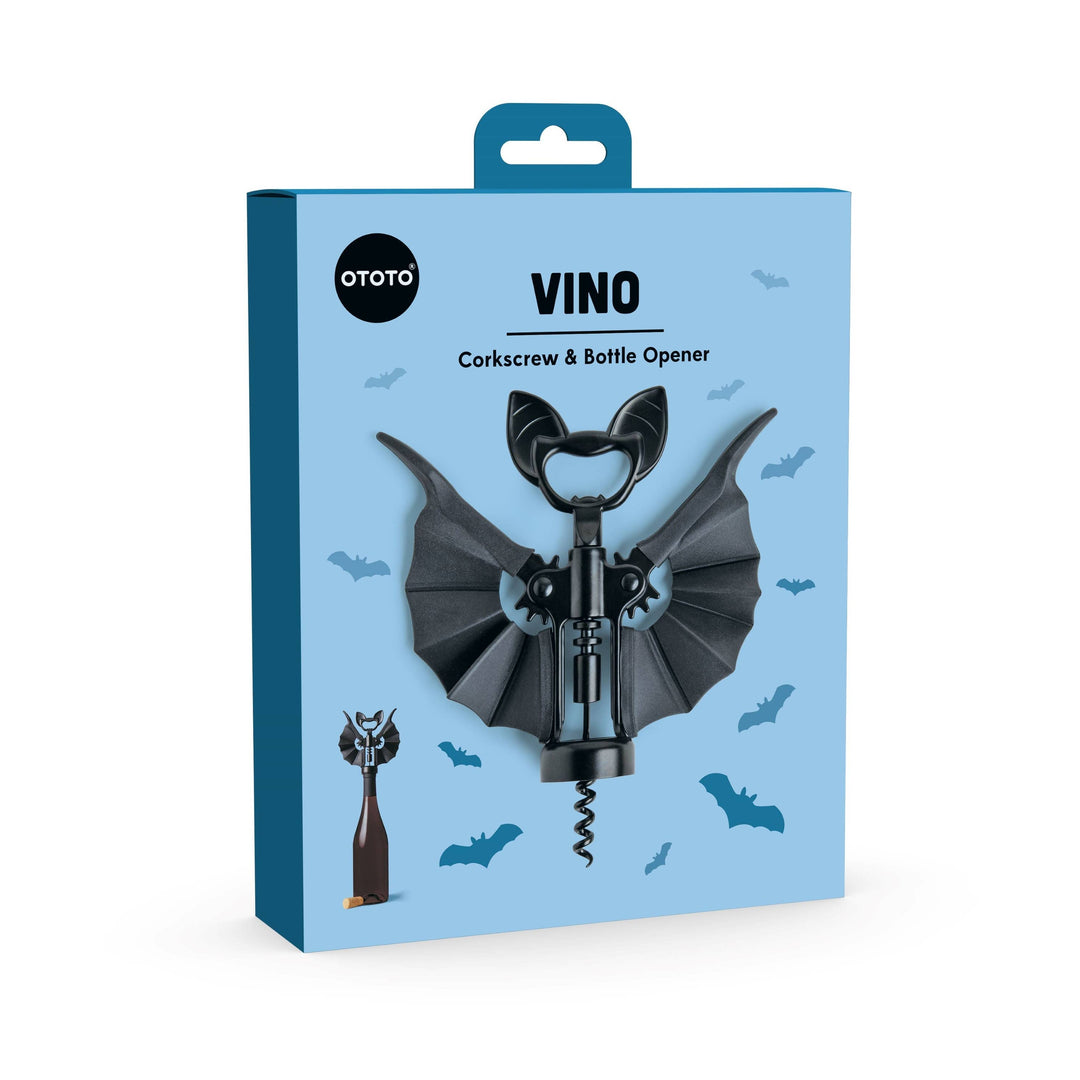 Vino Corkscrew & Bottle Opener - Bat