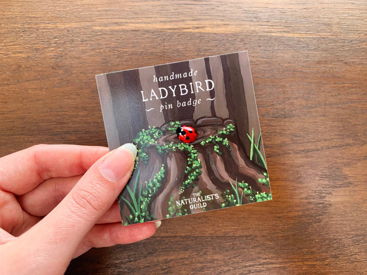 Realistic Ladybird Pin