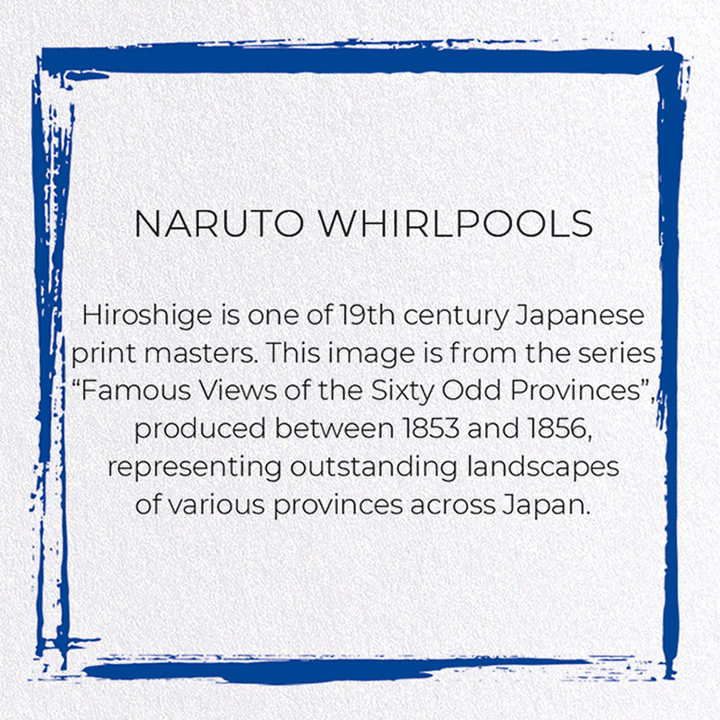 NARUTO WHIRLPOOLS: Japanese Greeting Card