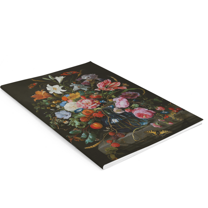 Exercise book , A5, De Heem, Vase with Flowers