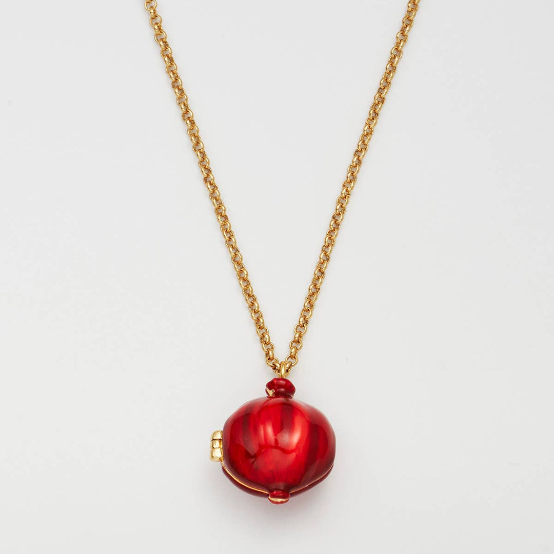 Pomegranante Locket Necklace