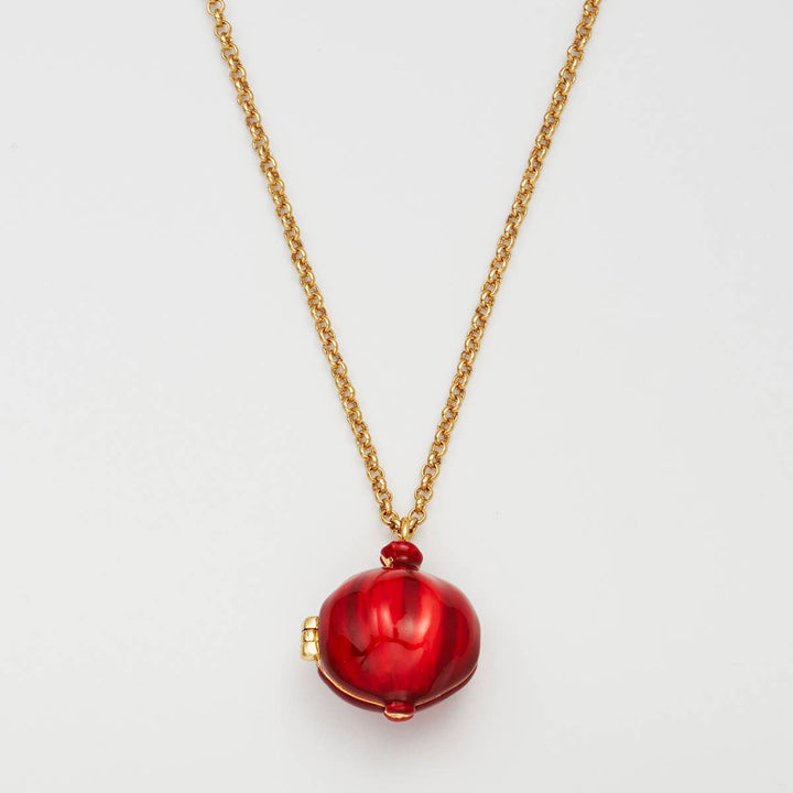 Pomegranante Locket Necklace
