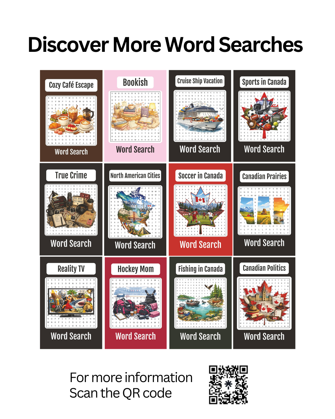 Fishing in Canada Word Search: 65 Puzzles