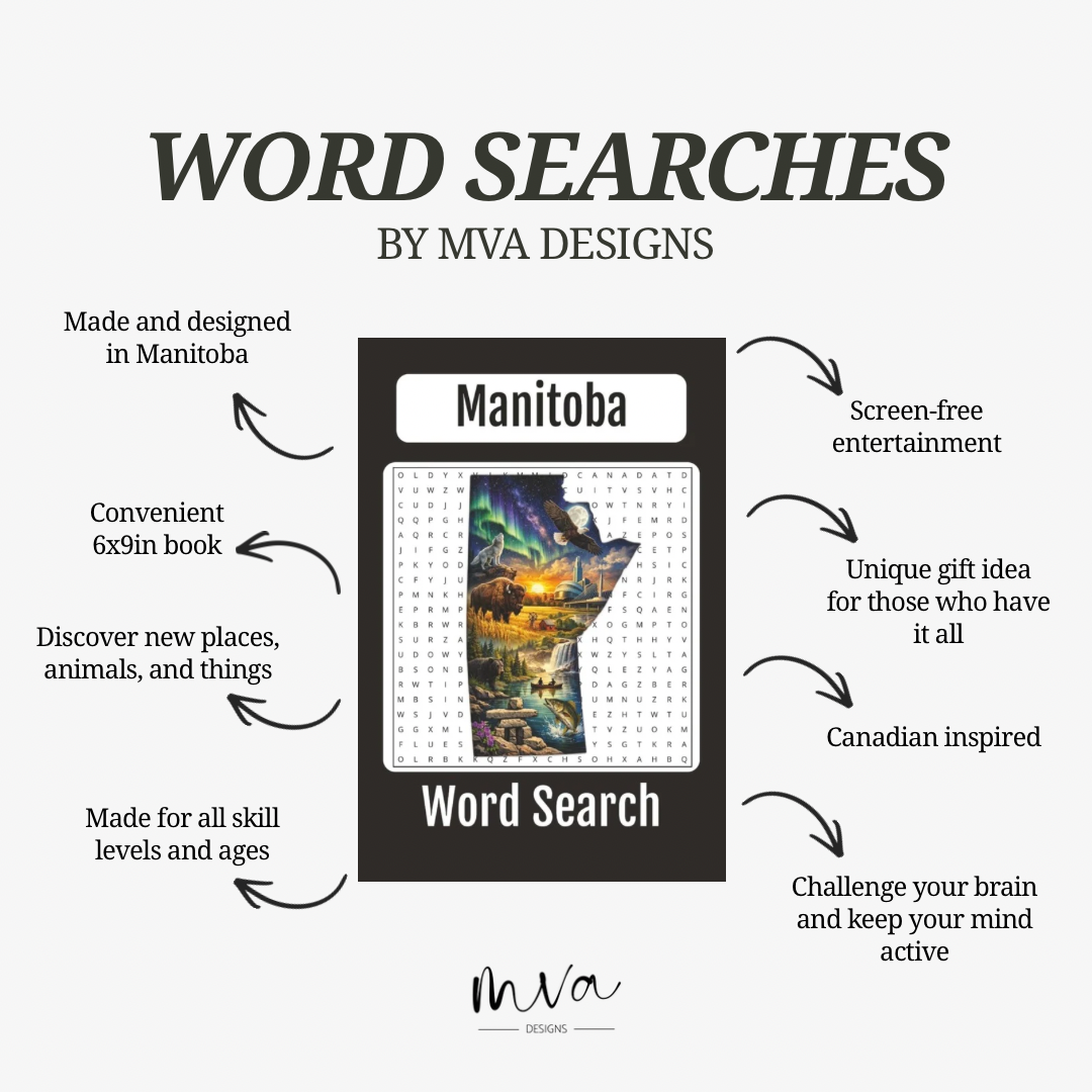 Canadian Landmarks Word Search: 60 Word Searches