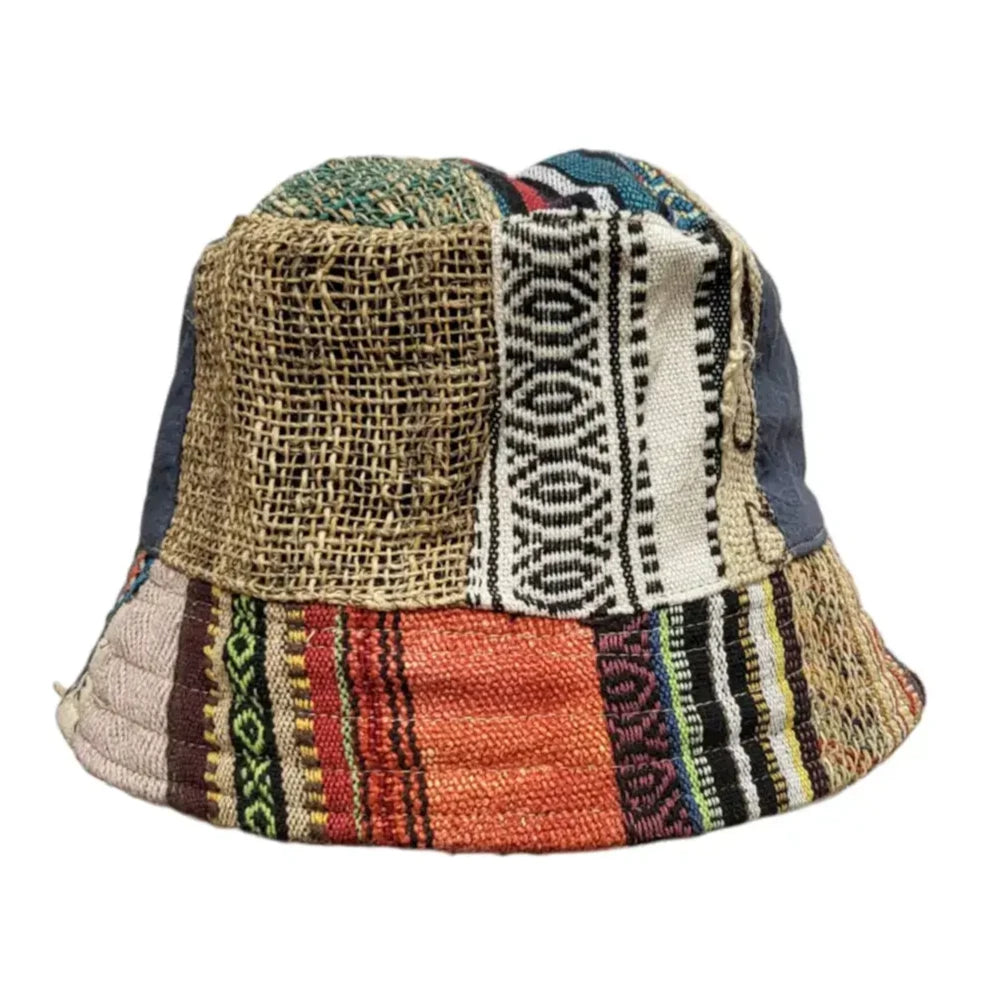 Bahha Hemp Cotton Bucket Hat: Multi Colours