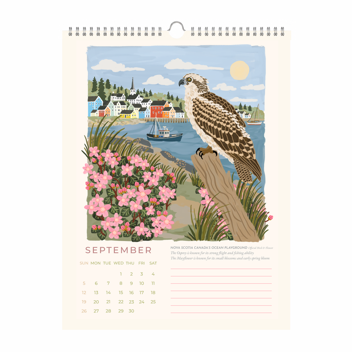 Birds & Blooms of Canada 2027 Wall Calendar