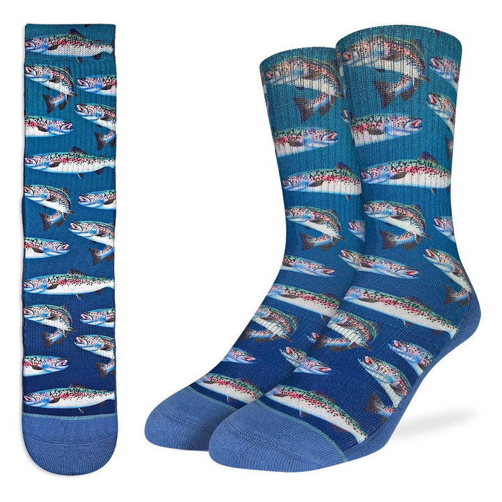 Men's Rainbow Trout Socks 8-13