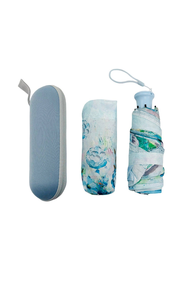 Floral Oil Painting Umbrella with Travel Case (Mini)