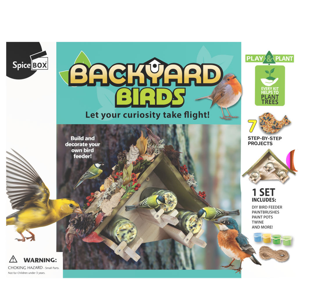 Play & Plant Backyard Birds Complete Activity Set for Kids
