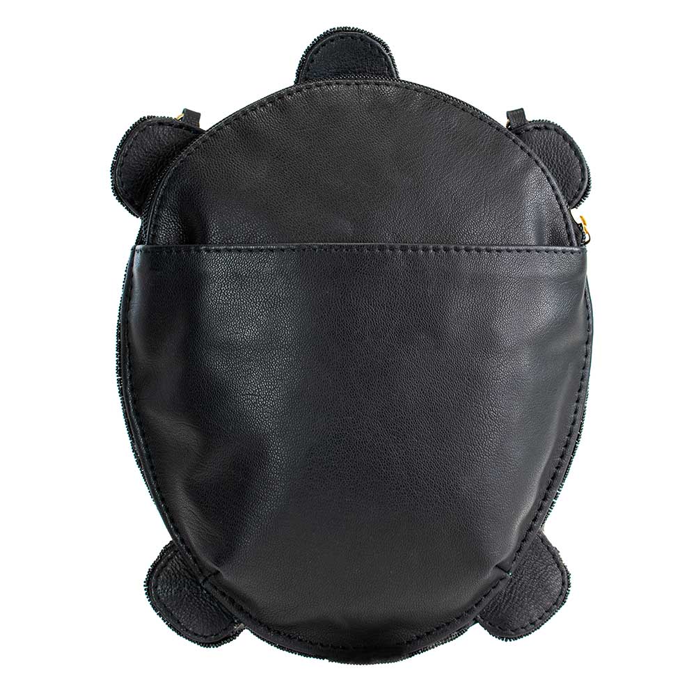 Wave Rider Beaded Turtle Crossbody Handbag