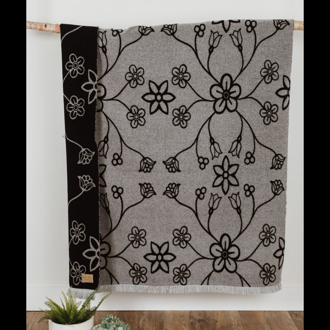 Fleurs Indigenous Wool Blanket