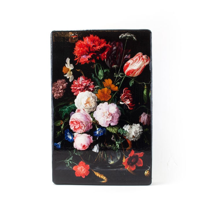 Masters-on-wood, Flower Still Life - Jan Davidsz de Heem