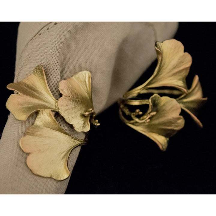 Ronds de serviette Ginko, lot de 4 - MM
