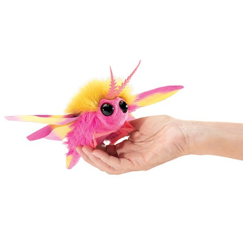 Mini Rosy Maple Moth Finger Puppet