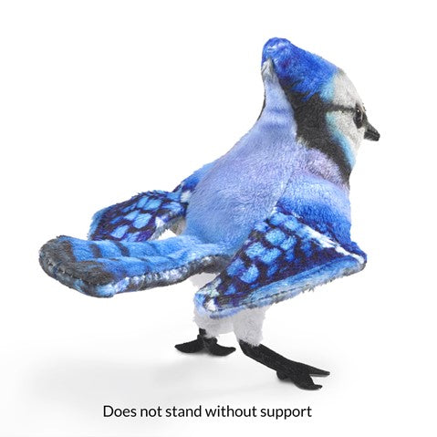 Blue Jay Finger Puppet