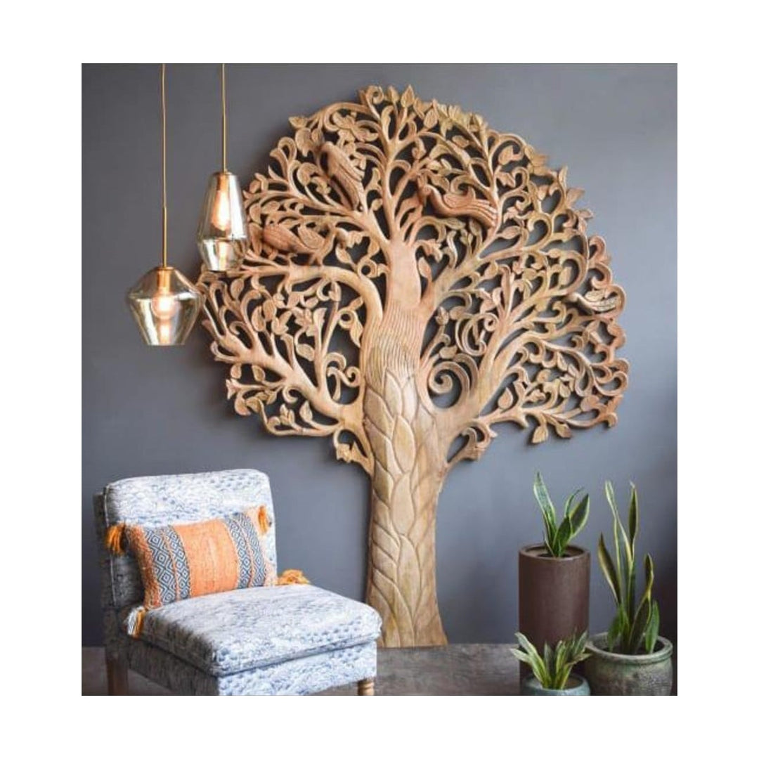 Carved Tree of Life Wall Decor