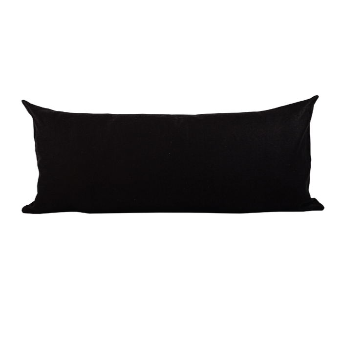 Copper and Black Moons Lumbar Pillow by Indigo Arrows
