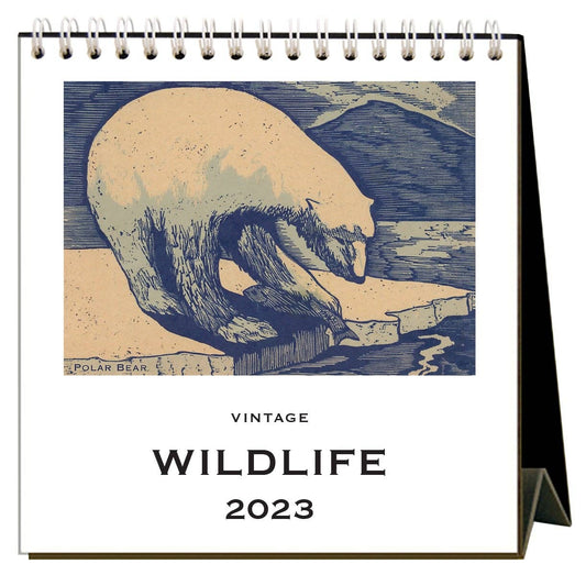 Calendrier de bureau 2023 de la faune