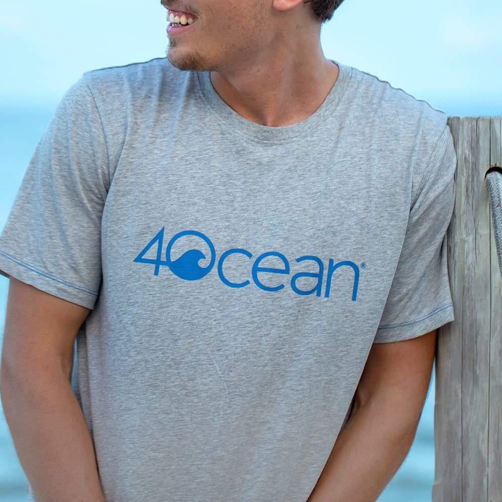 4ocean Logo T-Shirt - Grey