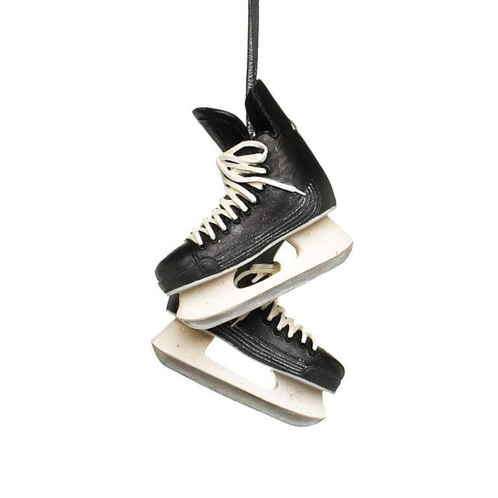 Paire de patins de hockey noirs