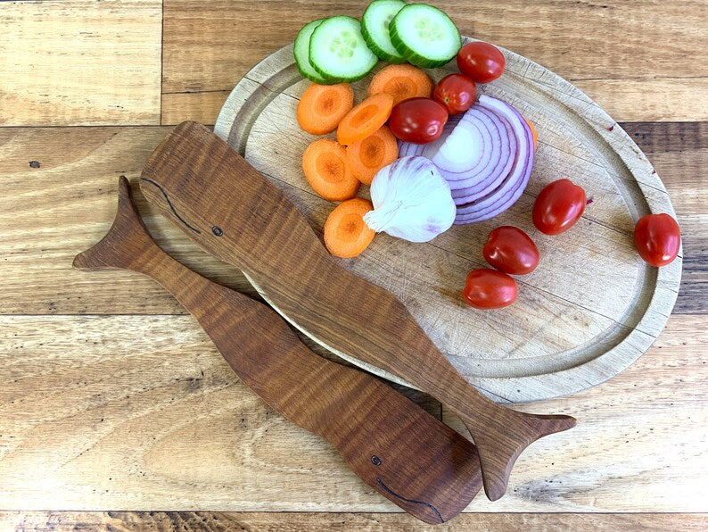 Couverts à salade de baleine