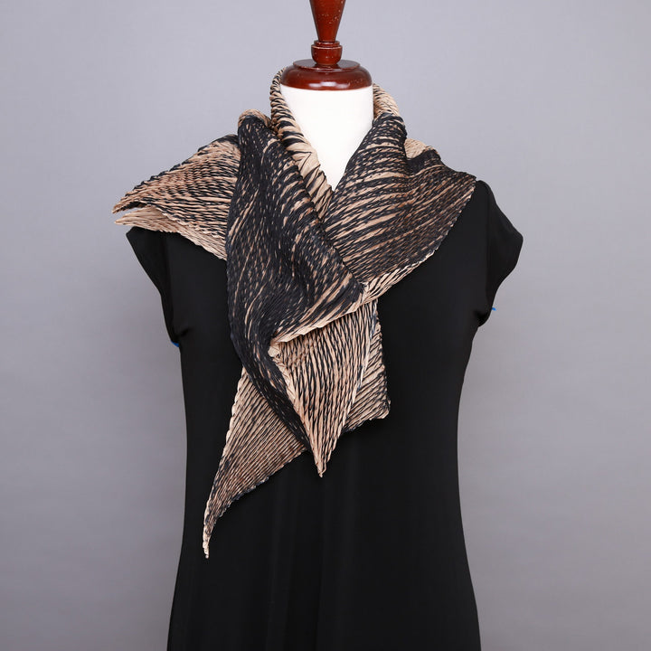 Foulard Zigzag Shibori